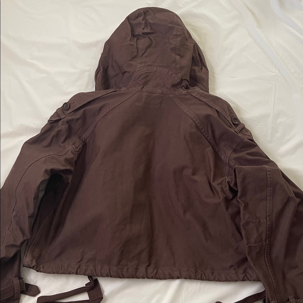 New Rowan Finnian Hooded Utility Jacket - Mountain Ridge Brown - M - Picture 12 of 17